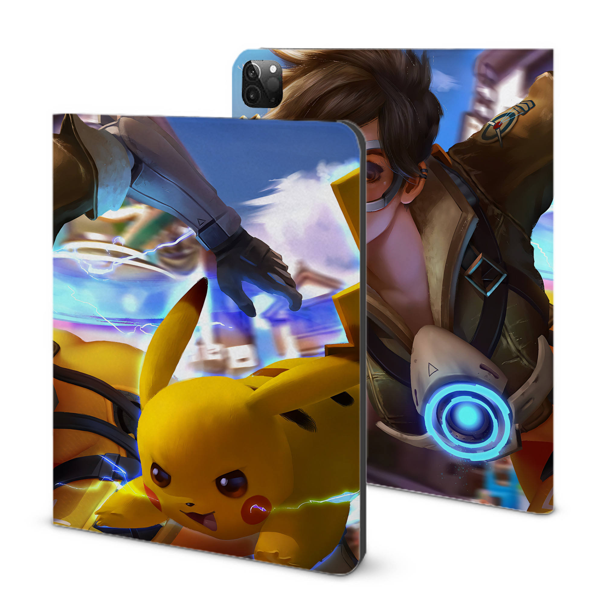 （画像用） ポケットモンスター Pokémon IPadケース ペンホルダー付き ブックスタイルデザイン